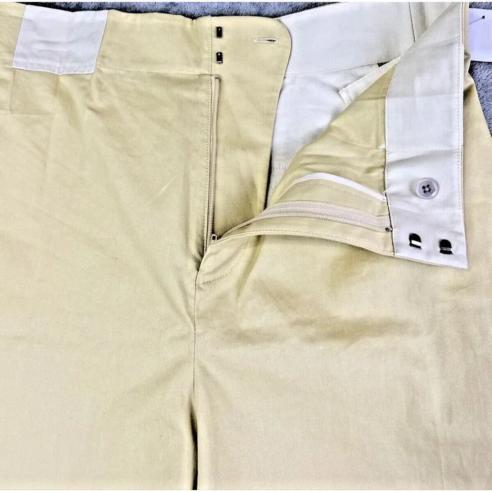 Equipment Femme‎ Women's 4 Yellow Pants Dress Trouser Tapered Preppy Career